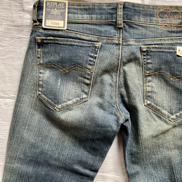 Original Replay Flared ” Teena”Jeans NWT sz 28/34 - Picture 7 of 7